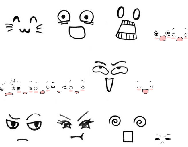 脸部涂鸦qq表情包 免费版 1.