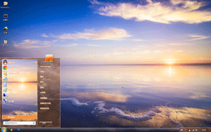 黄昏海面win7主题 免费版 1.0