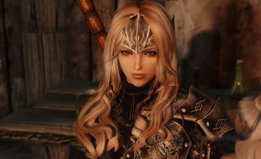 上古卷轴5女性不同走姿mod11绿色版