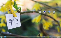 冬去春来电脑主题 win7版 1.0