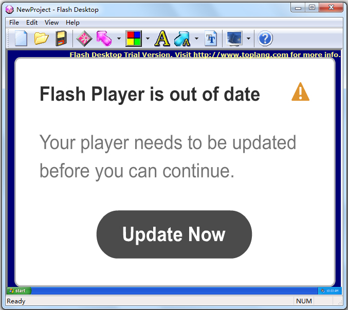 Flash Desktop_屏保制作工具 4.0.21 绿色版