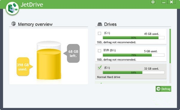 Abelssoft JetDrive(硬盘碎片整理工具) 9.3 绿色版