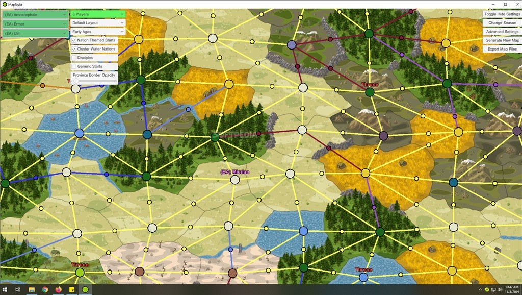 mapnuke是一款简单易用的地图生成软件,这款软件支持多平台游戏的地图