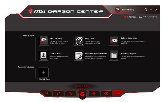 dragon center 2.0 download msi