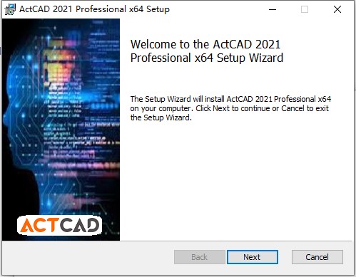 ActCAD  Professional  2021百度云下载 10.0 永久激活版